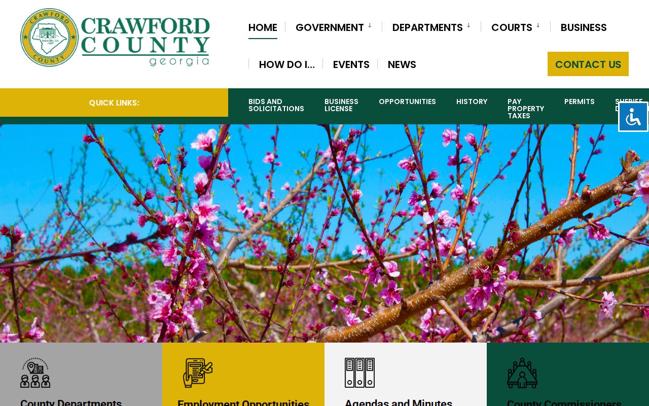 Crawford County government and court docket records homepage